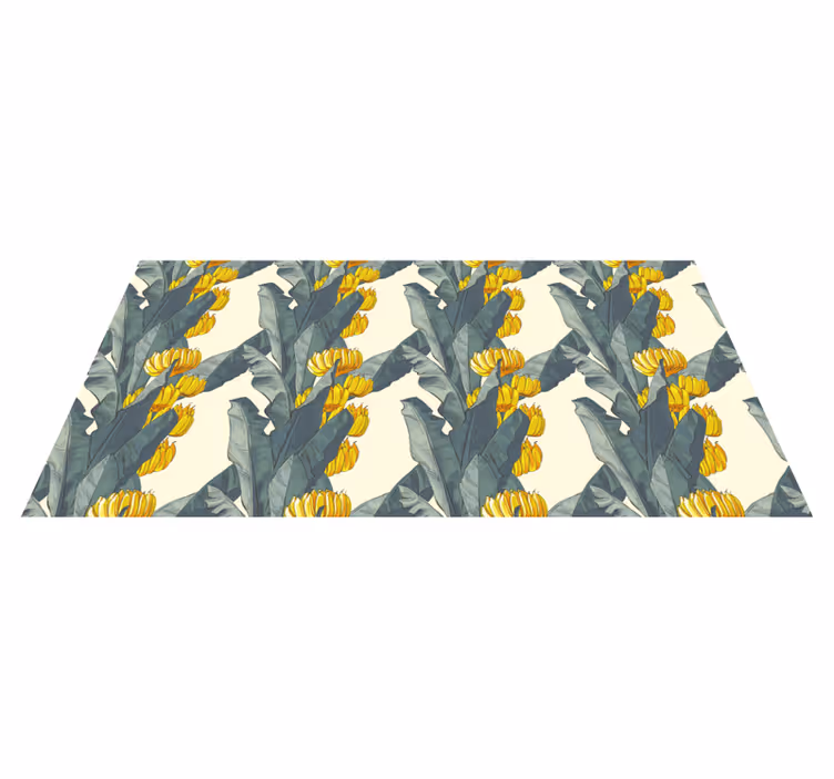 Tropisk blomsterarrangement Blomster og planter vinyltæppe - TenStickers