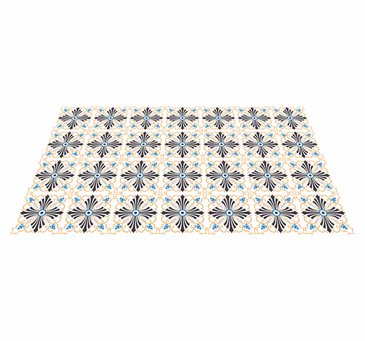 Elegant mosaikstil mosaik vinyl tæppe - TenStickers