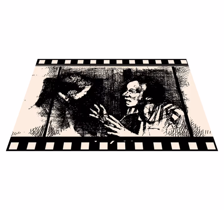 Filmscenekunst vinyltæpper til begivenheder - TenStickers