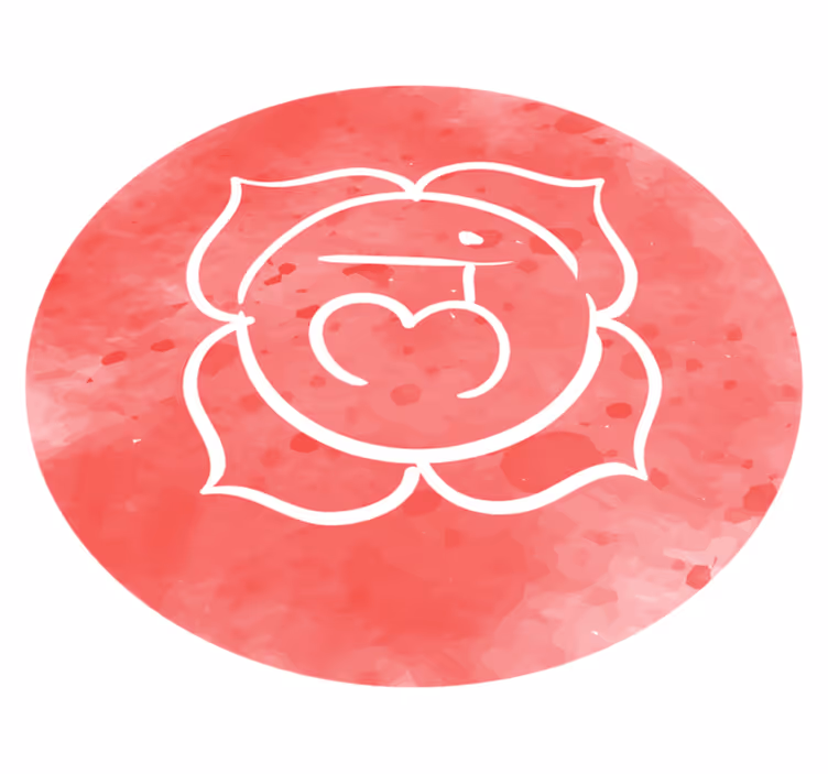 Smuk rodchakra etisk symbol etnisk tæppe - TenStickers