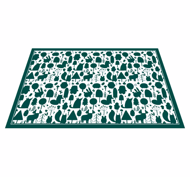 Natur former natur vinyl tæppe - TenStickers