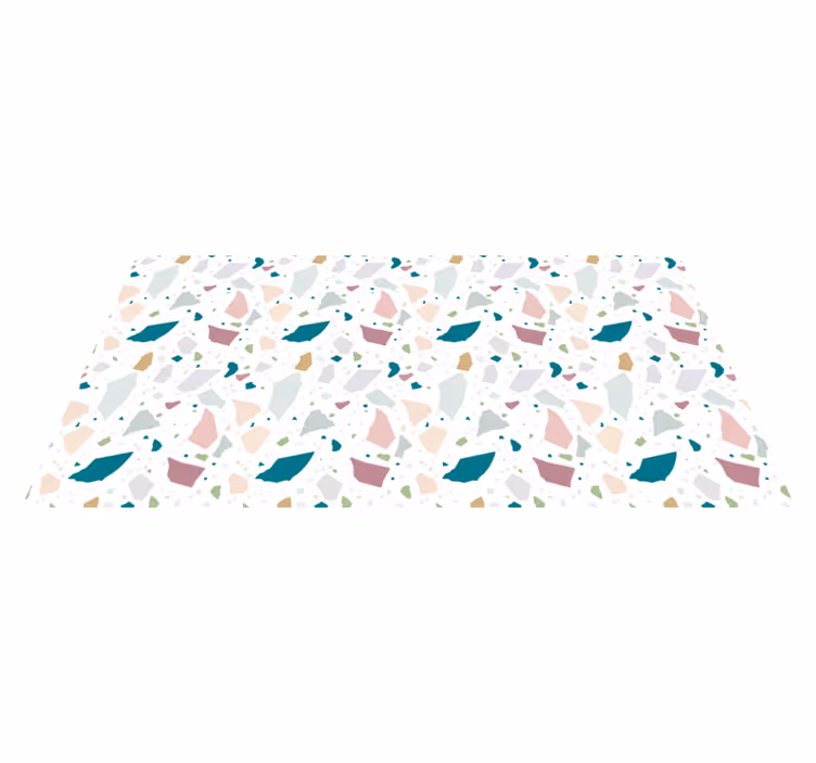 Konceptuelle figurer geometriske vinyl tæppe - TenStickers
