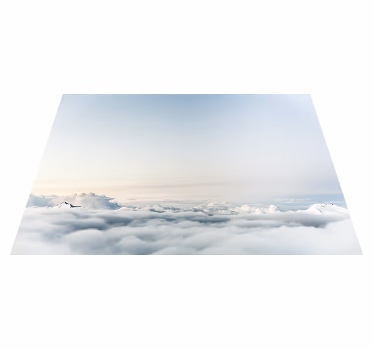Landskab af himmel og hav stue tæppe - TenStickers