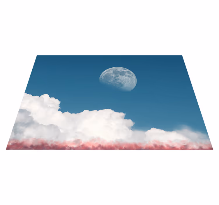 æterisk skyhorisont vinyl tæppe - TenStickers