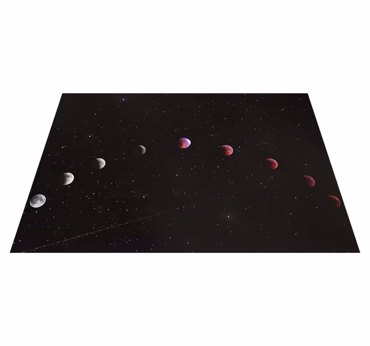 Planetarisk justering vinyl tæppe - TenStickers