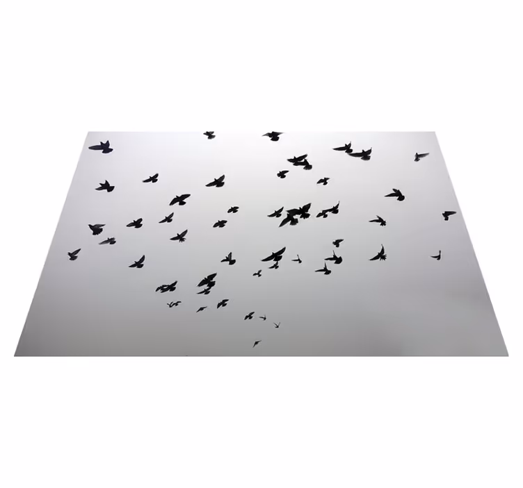 Flyvende fugle mønster vinyl tæppe - TenStickers