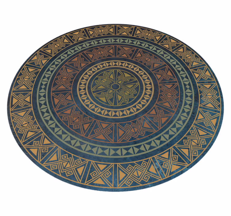 Gammel mandala etniske vinyltæppe - TenStickers