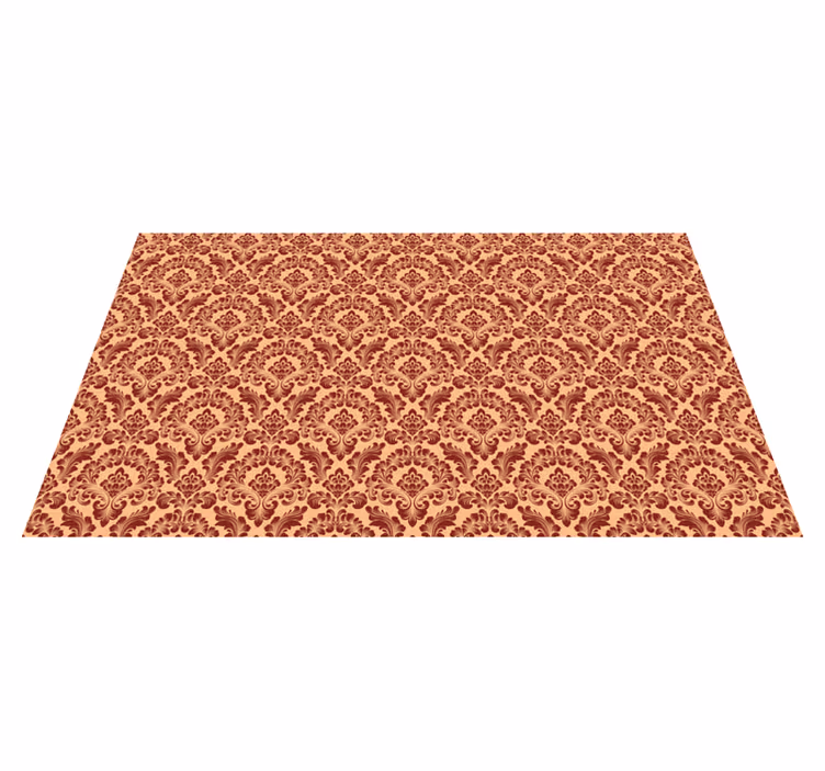 Barok mønster elegance vintage vinyl tæppe - TenStickers