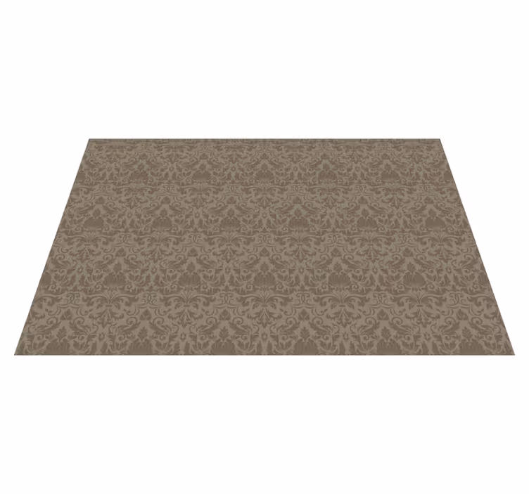 Elegant Baroque Pattern vintage vinyl tæppe - TenStickers