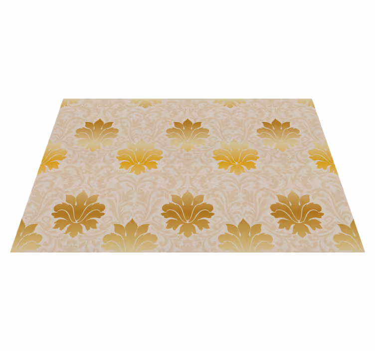 Barok mønster elegance vintage vinyl tæppe - TenStickers