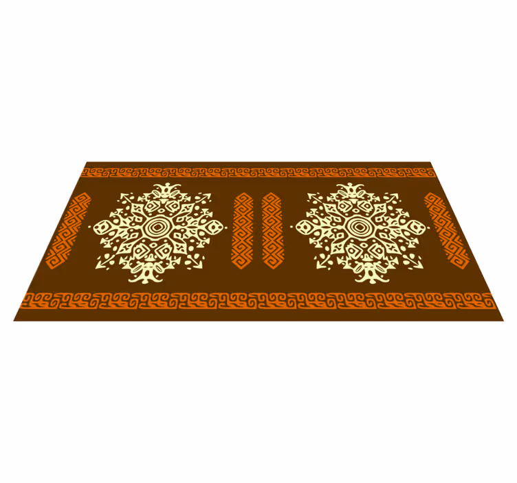 Mandala motiv ensemble mandala vinyl tæppe - TenStickers