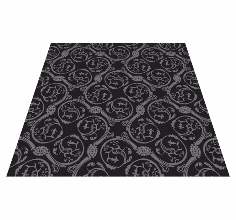 Udsmykket mandala mønster mandala vinyl tæppe - TenStickers