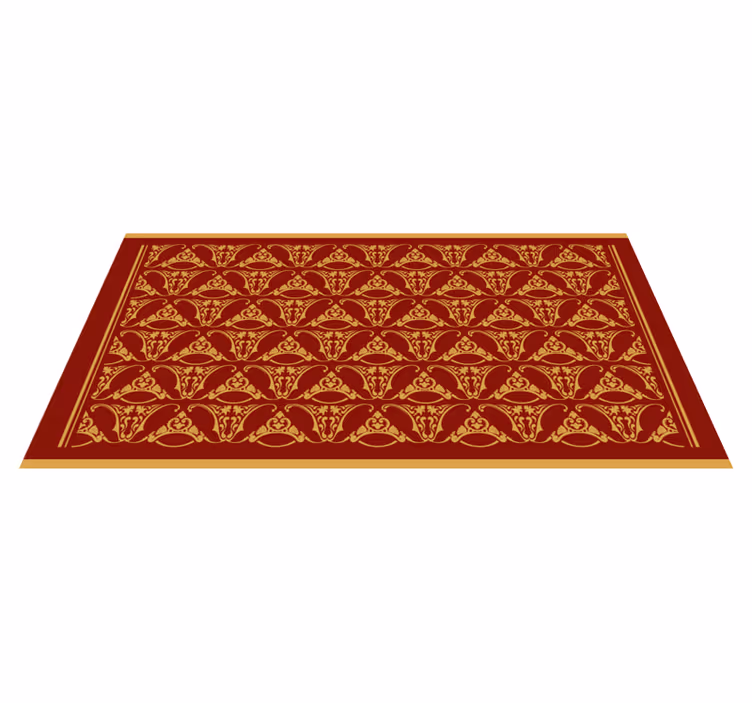 Mandala-inspireret elegance vintage vinyl tæppe - TenStickers