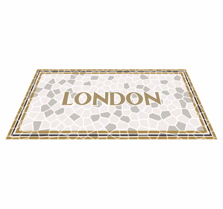 London romersk mosaik tilpasset tæppe - TenStickers