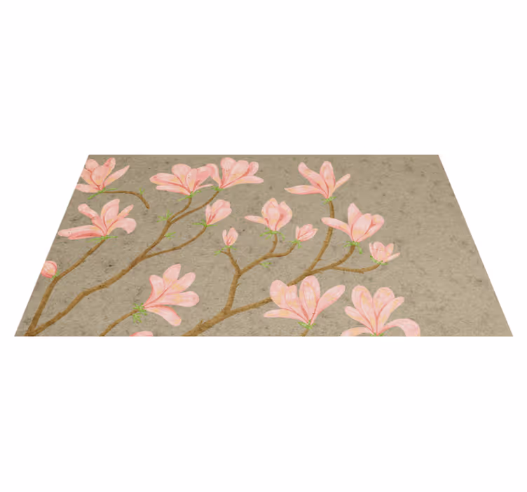 Blomsterudstilling Blomster og planter vinyltæppe - TenStickers
