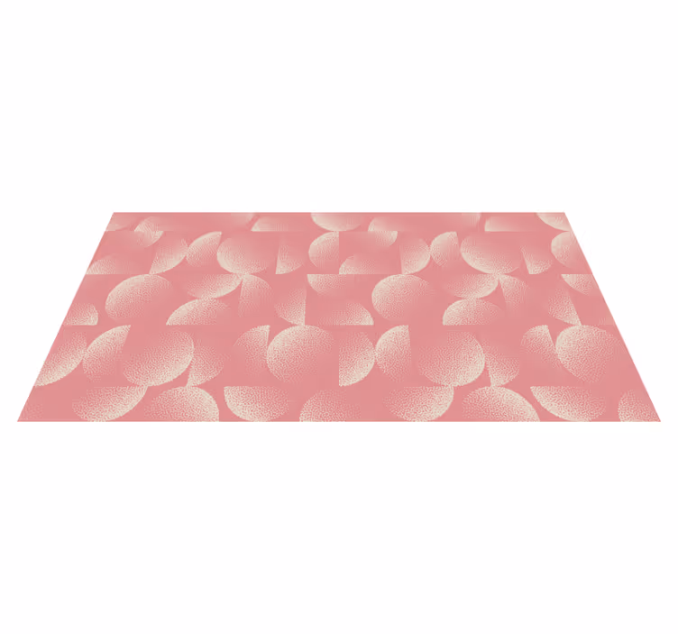 Tekstureret kronbladsmønster Blomster og planter vinyltæppe - TenStickers