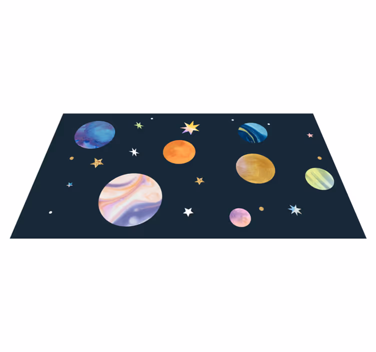 Kosmiske rum stjerne vinyl tæppe - TenStickers