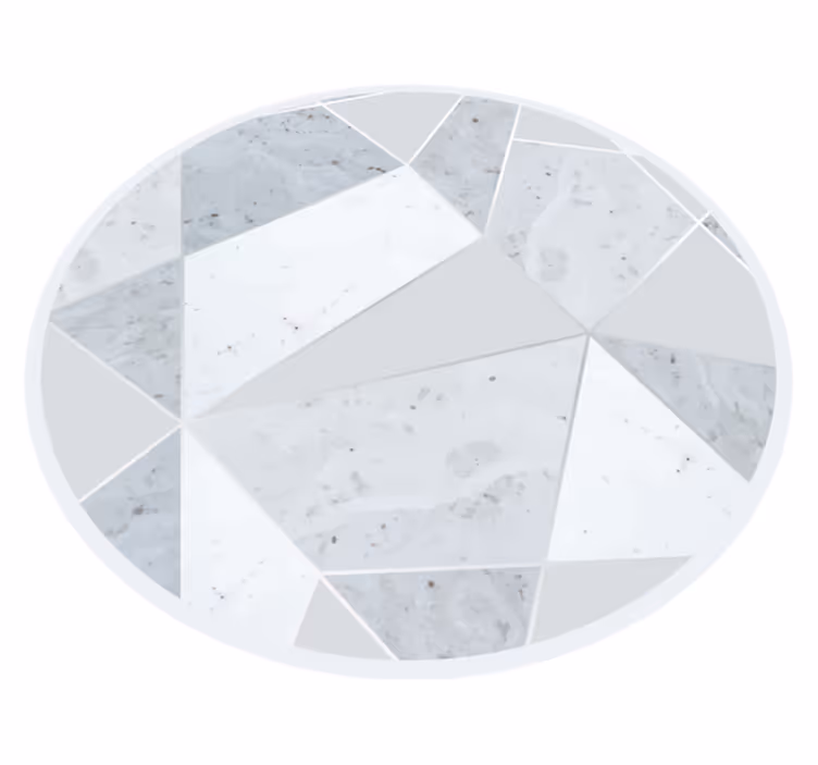 Marmor vinyl tæppe geometrisk marmor - TenStickers