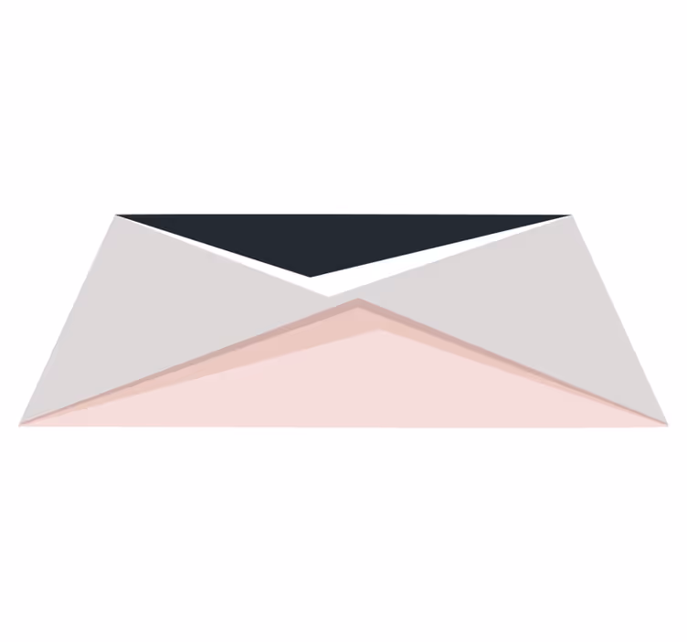 Pastelfarve minimalistisk design minimal tæppe - TenStickers
