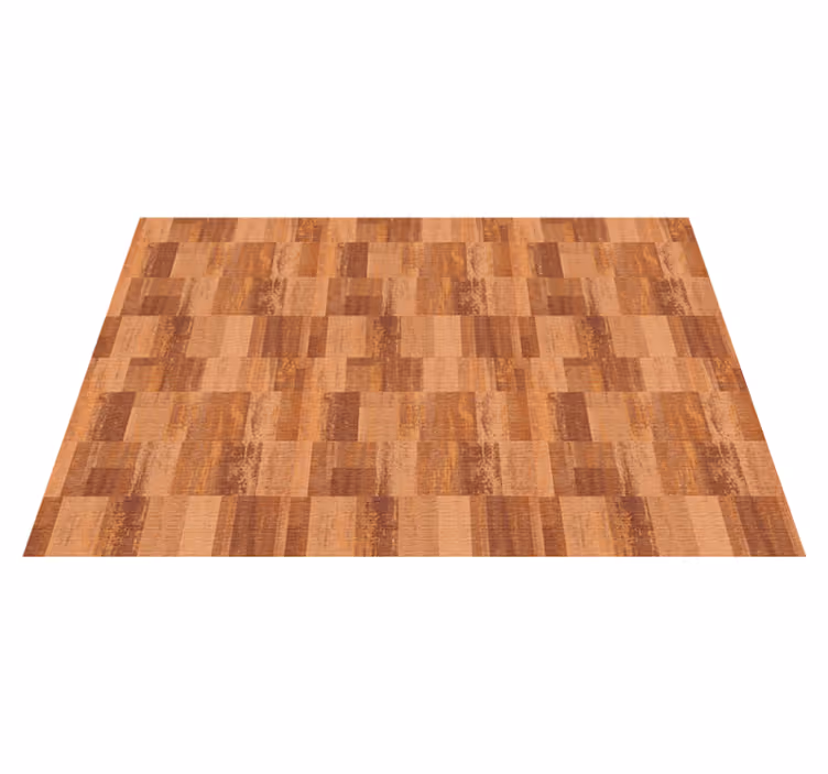 Parket illusion vinyl tæppe med træeffekt - TenStickers