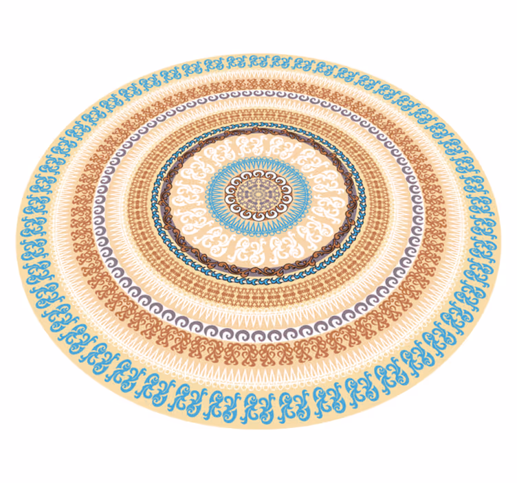 Mandala cirkel mønster mandala vinyl tæppe - TenStickers