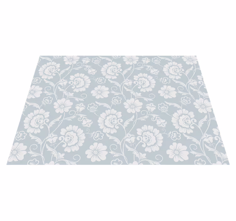 Elegant floral pattern vinyltæppe - TenStickers