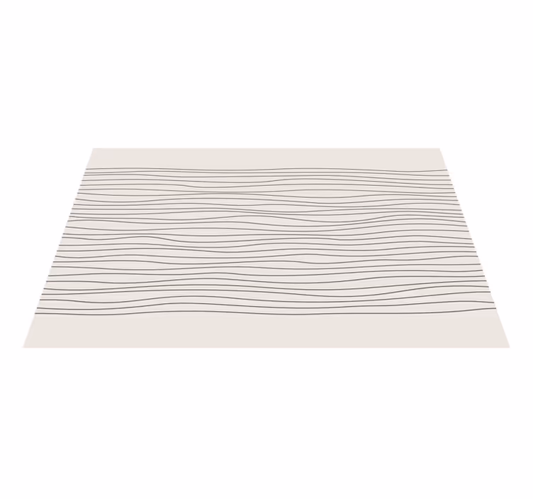 Nordiske linjer stribede vinyltæpper - TenStickers