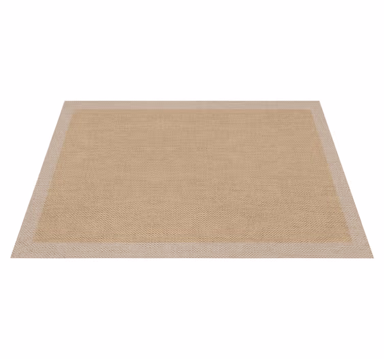 Teplon beige naturlig minimalistiske vinylmåtter - TenStickers