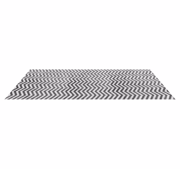 Zig zag mønster geometriske vinyltæpper - TenStickers