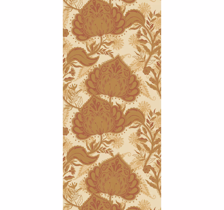 Naturinspireret design blomstret tapet - TenStickers