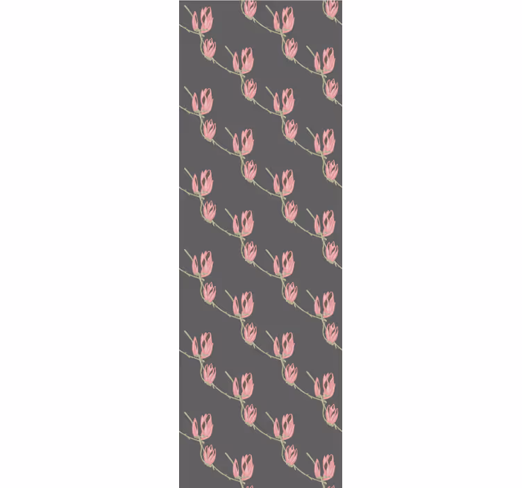 Stilfuldt blomsterdesign blomster tapet - TenStickers