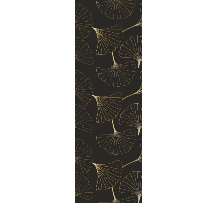 Elegant ginko mønster tapet blade - TenStickers