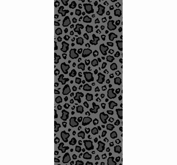 Feline print mønster leopard tapet - TenStickers