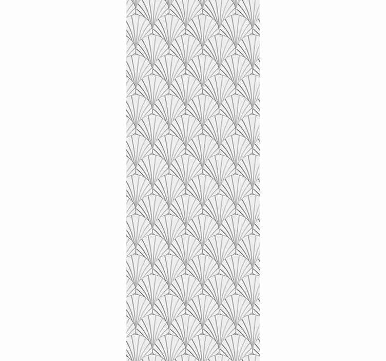 Elegant viftemønster moderne tapet - TenStickers