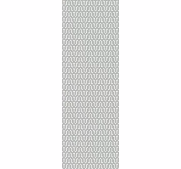 Slankt bølgemønster geometrisk tapet - TenStickers