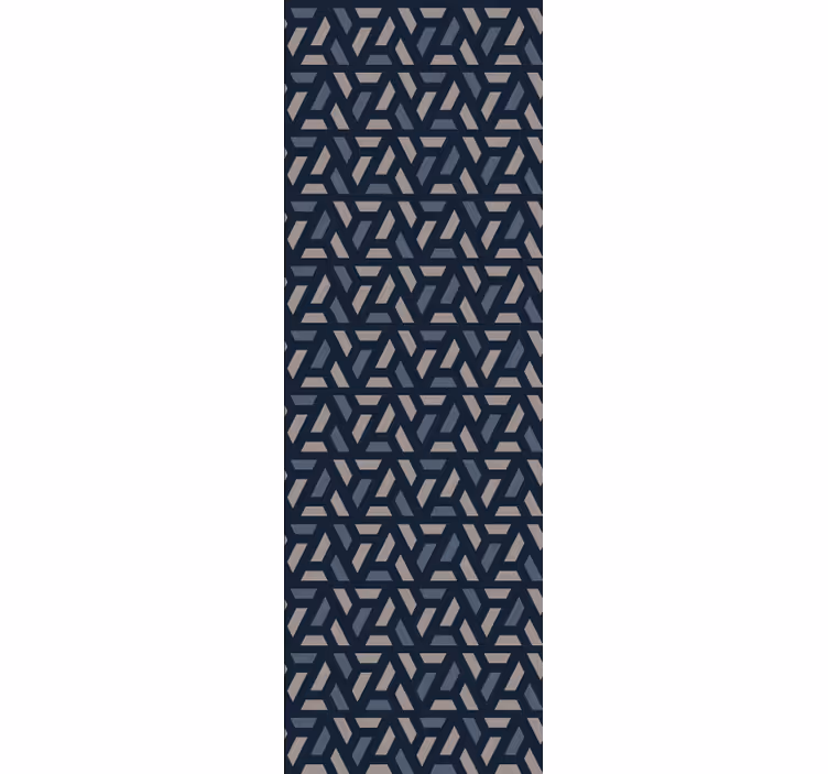 Dynamisk mønster arrangement geometrisk tapet - TenStickers