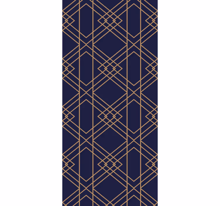 Geometrisk tapet moderne design - TenStickers