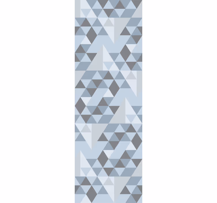 Geometrisk gradient tapet med trekanter - TenStickers