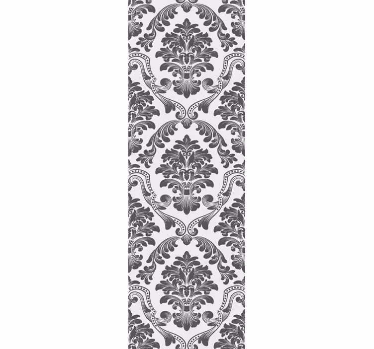 Klassisk blomstermotiv barok tapet - TenStickers
