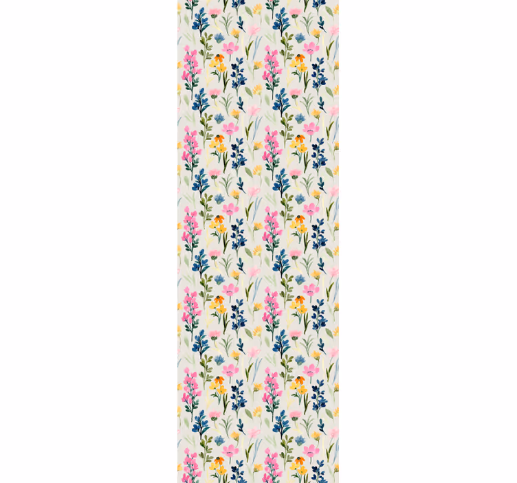Farverigt blomsterarrangement blomster tapet - TenStickers