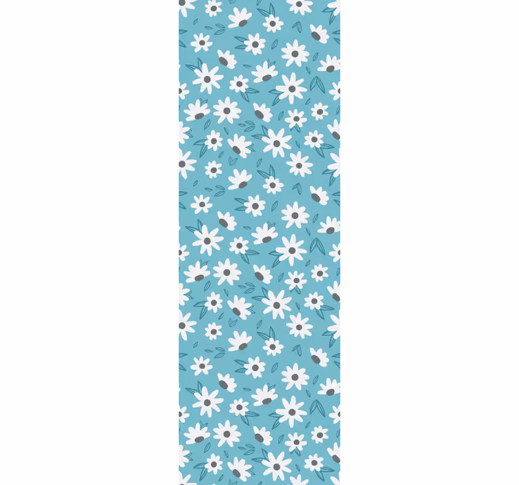 Blomstret forårsblomst blomster tapet - TenStickers