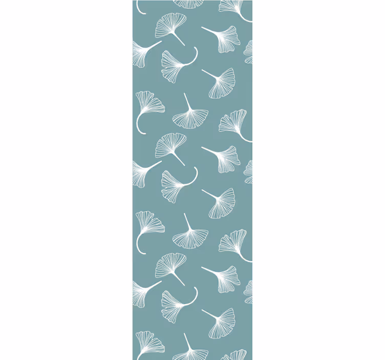 Delikat grøn ginkgo tapet blade - TenStickers