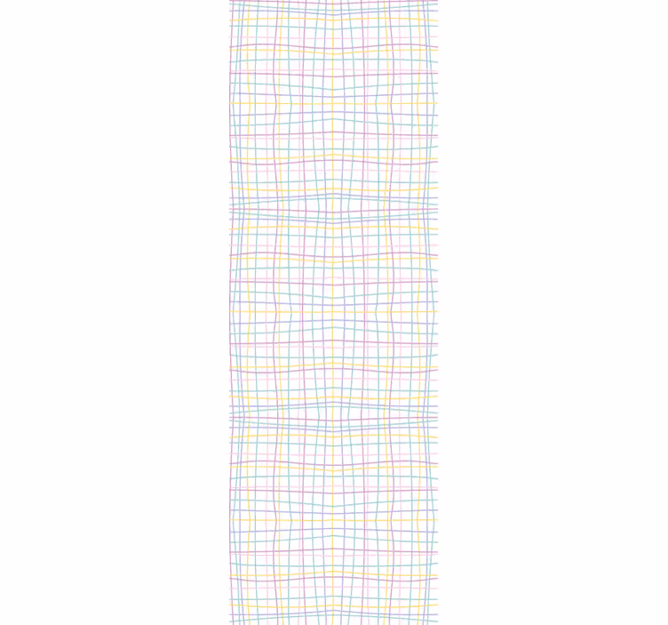 Kontrolleret gitterlayout geometrisk tapet - TenStickers