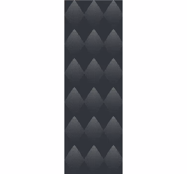Elegante diamantformer tapet med trekanter - TenStickers