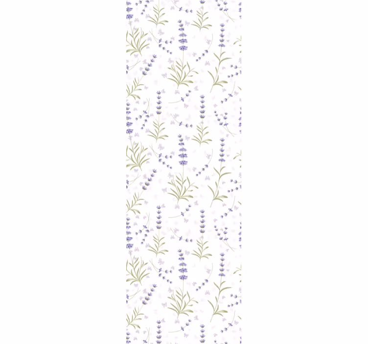 Lavendel blomsterarrangement blomster tapet - TenStickers