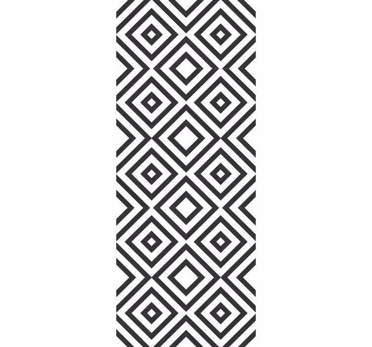 Diamant former arrangement geometrisk tapet - TenStickers