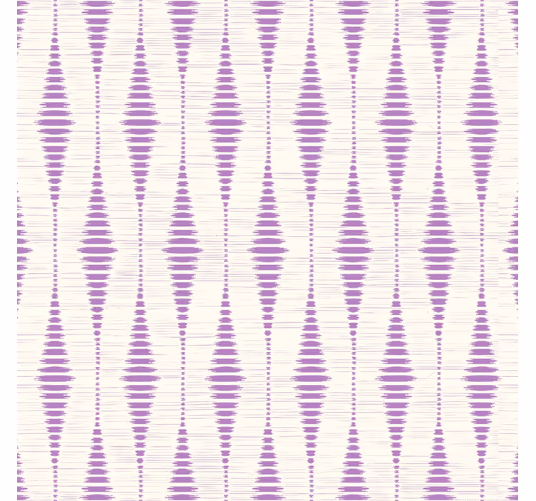 Lilla rabaul ikat geometrisk tapet - TenStickers