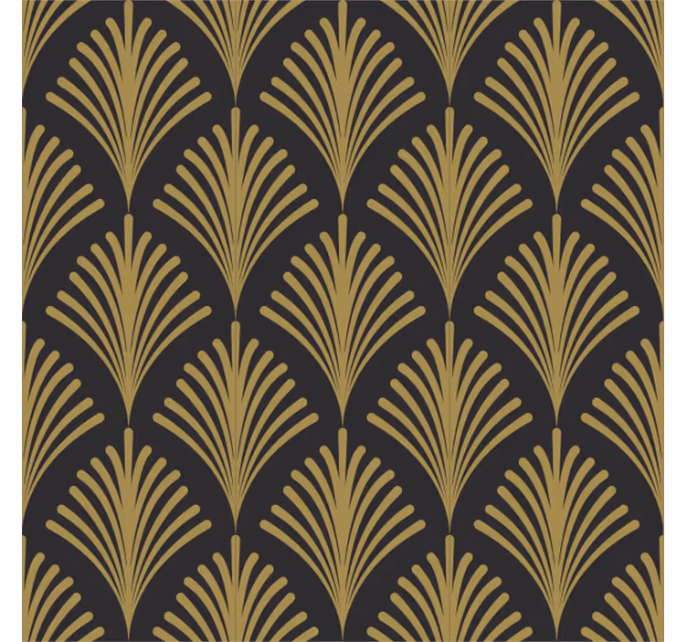 1920'ernes gyldne glamour retro tapet - TenStickers
