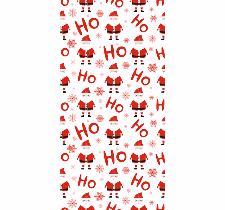 Juletapet julemanden hohoho - TenStickers