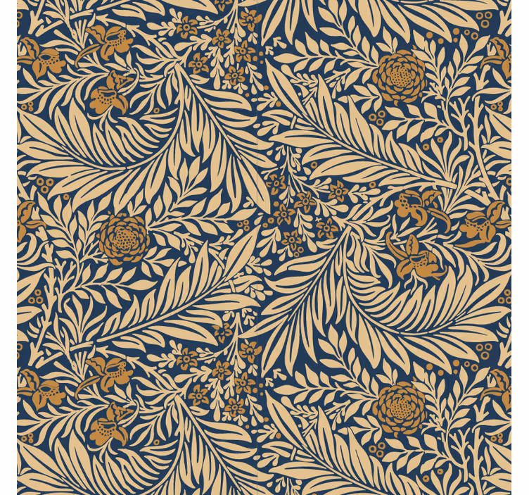 Tapet i stuen floral vintage - TenStickers